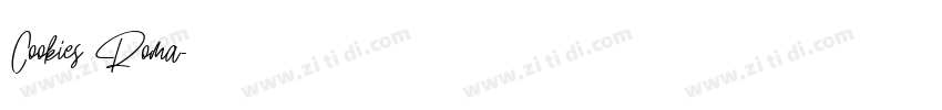 Cookies Roma字体转换